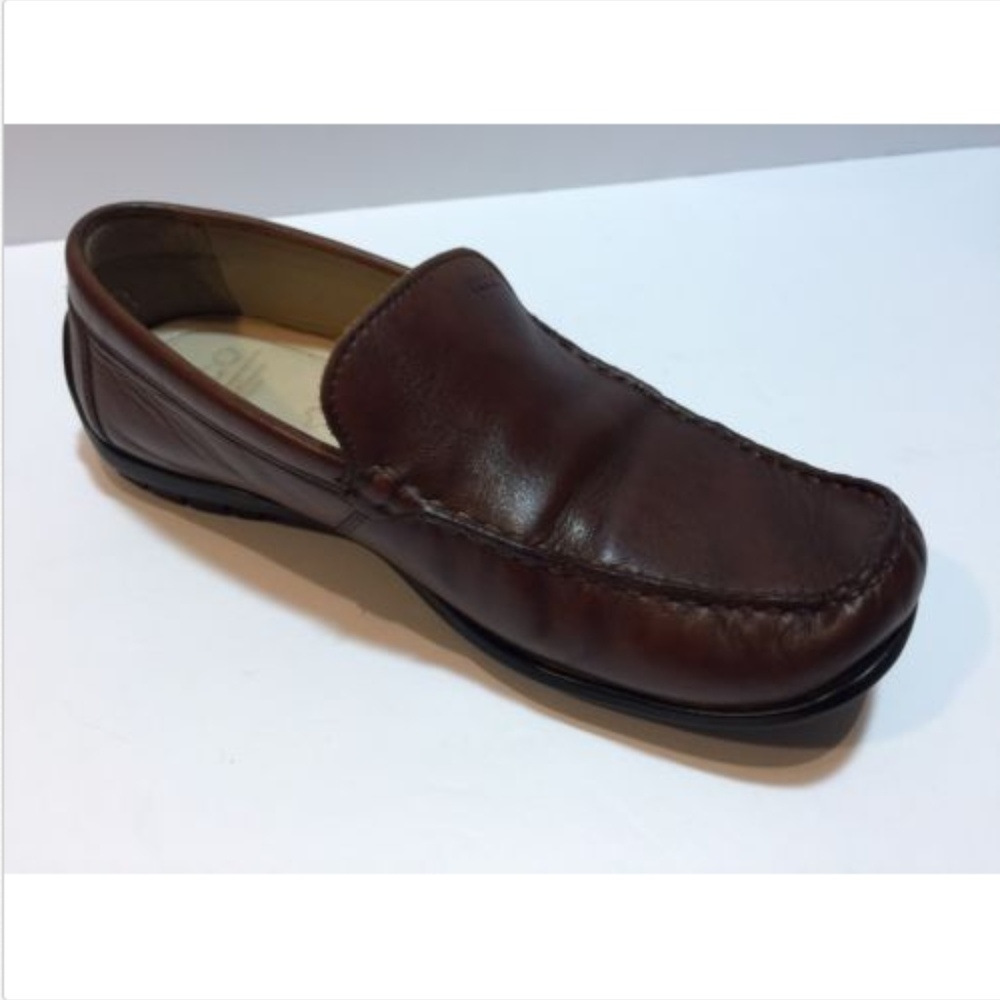 ECCO Coffee Classic Driving Loafers Slip Ons.